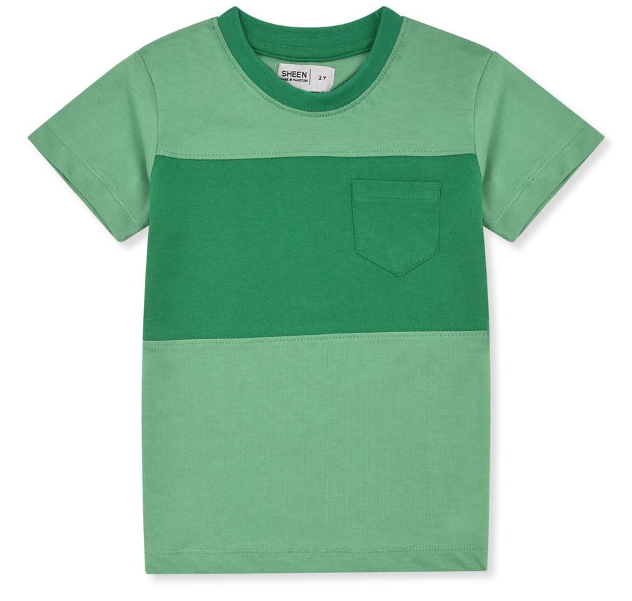 GREEN BOYS T-SHIRT