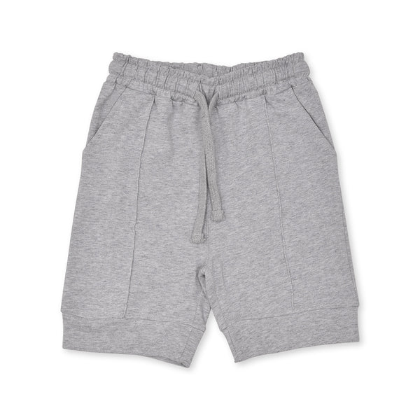 Heather Grey Knit Shorts