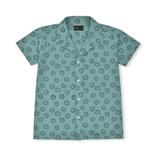 Lion Print Oversized Shirt