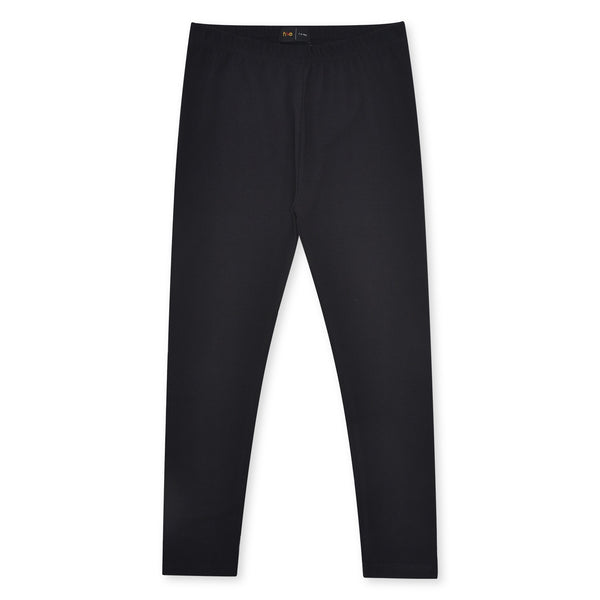 Girls Black Basic Tights