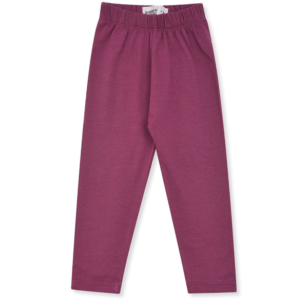 Girls Purple Basic Tights