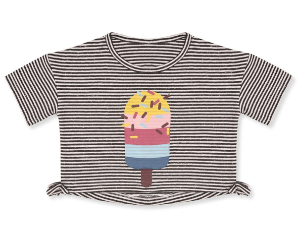 Girls Ice Cream Stripe T-Shirt