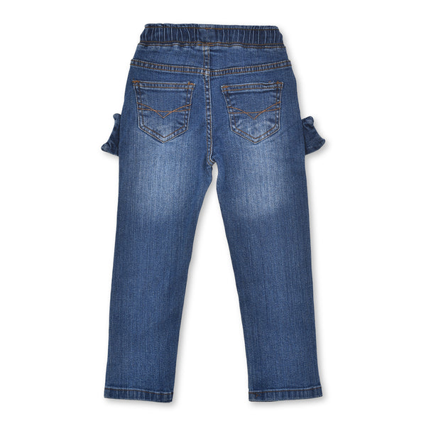 Boys Blue Fish Embroidery Jeans