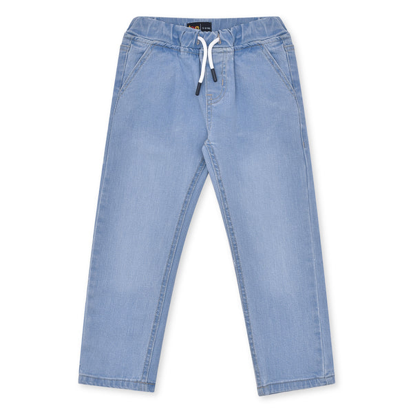 Boys Ice Blue Pullup Jeans
