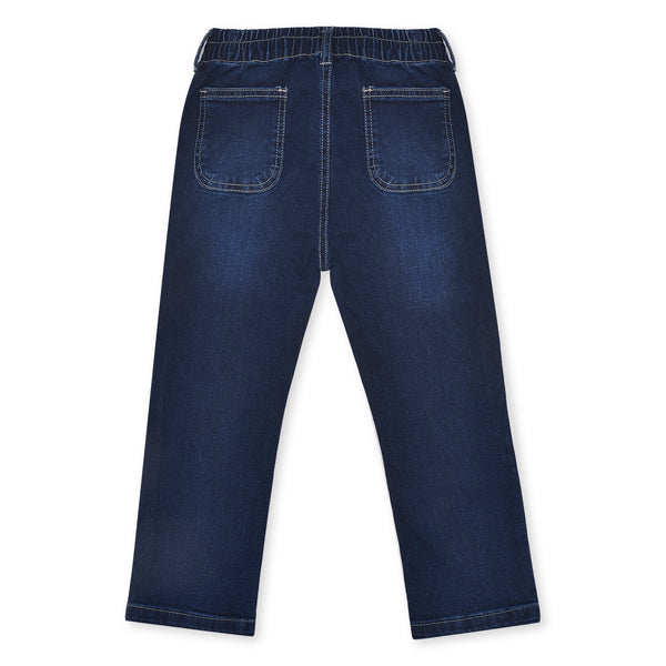 Boys Dark Blue Regular Jeans
