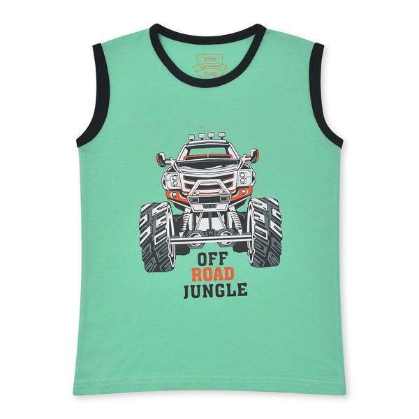 Boys Parrot Rally Truck Tank Top