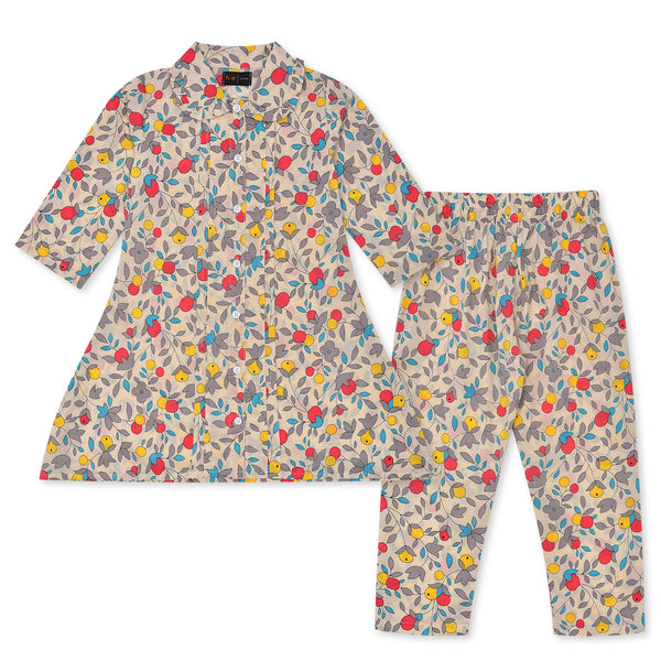 Girls Multi Woven Co-ord Set